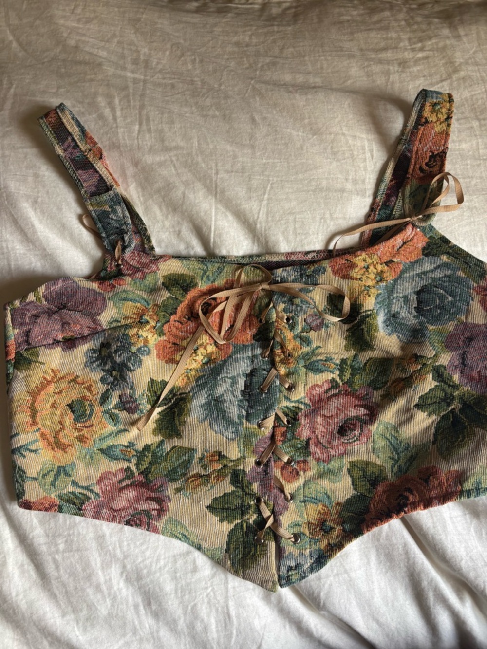 Pretty floral corset